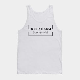 Do No Harm Rectangle Tank Top